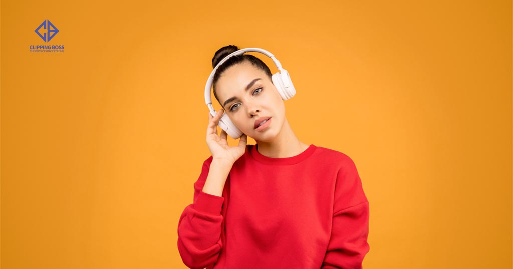 Headphone with girl model photography tips 